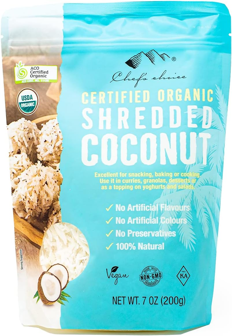 Chef'S Choice Organic Shredded Coconut 200G image number 2