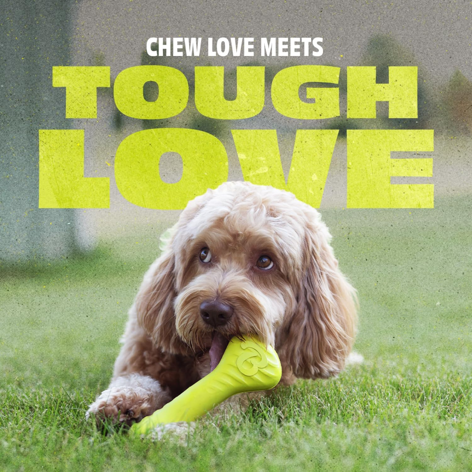 Benebone Natural Rubber Dog Bone Chew Toy, 100% Natural Rubber image number 1