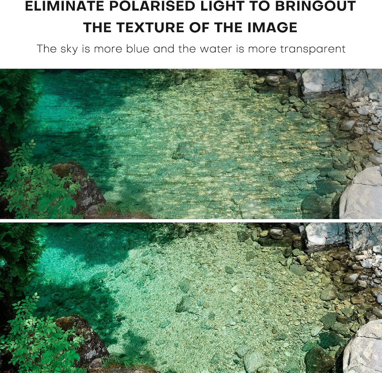 REYGEAK Lens Filter Set for DJI Action 5 Pro/4/3,4 Pack CPL ND8 ND16 ND32 Polarizing Neutral Density Filter,Multicoated HD Optical Glass for DJI Osmo Action Camera Accessories image number 1