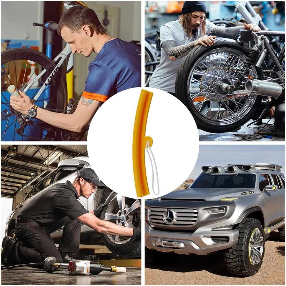 Wheel Rim Protector Tyre Assembly, Rim Protector, Rim Edge Protection, Pack of 6 Rim Protectors, Tyre Mounting Protection, Protects Rims from Wear and Scratches When Changing Tyres, 19.5 Cm image number 5