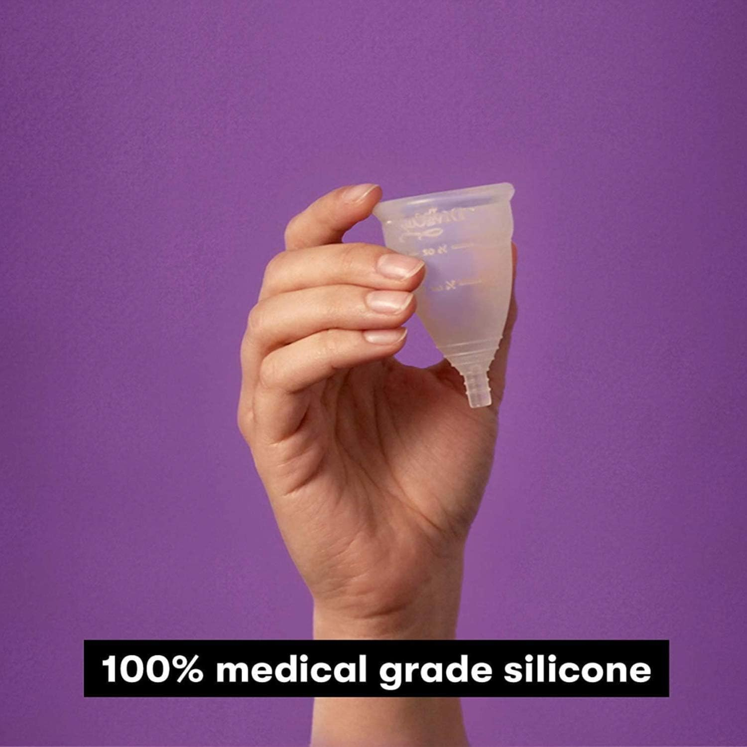 Divacup Model 2 Menstrual Cup, Frosted White image number 6