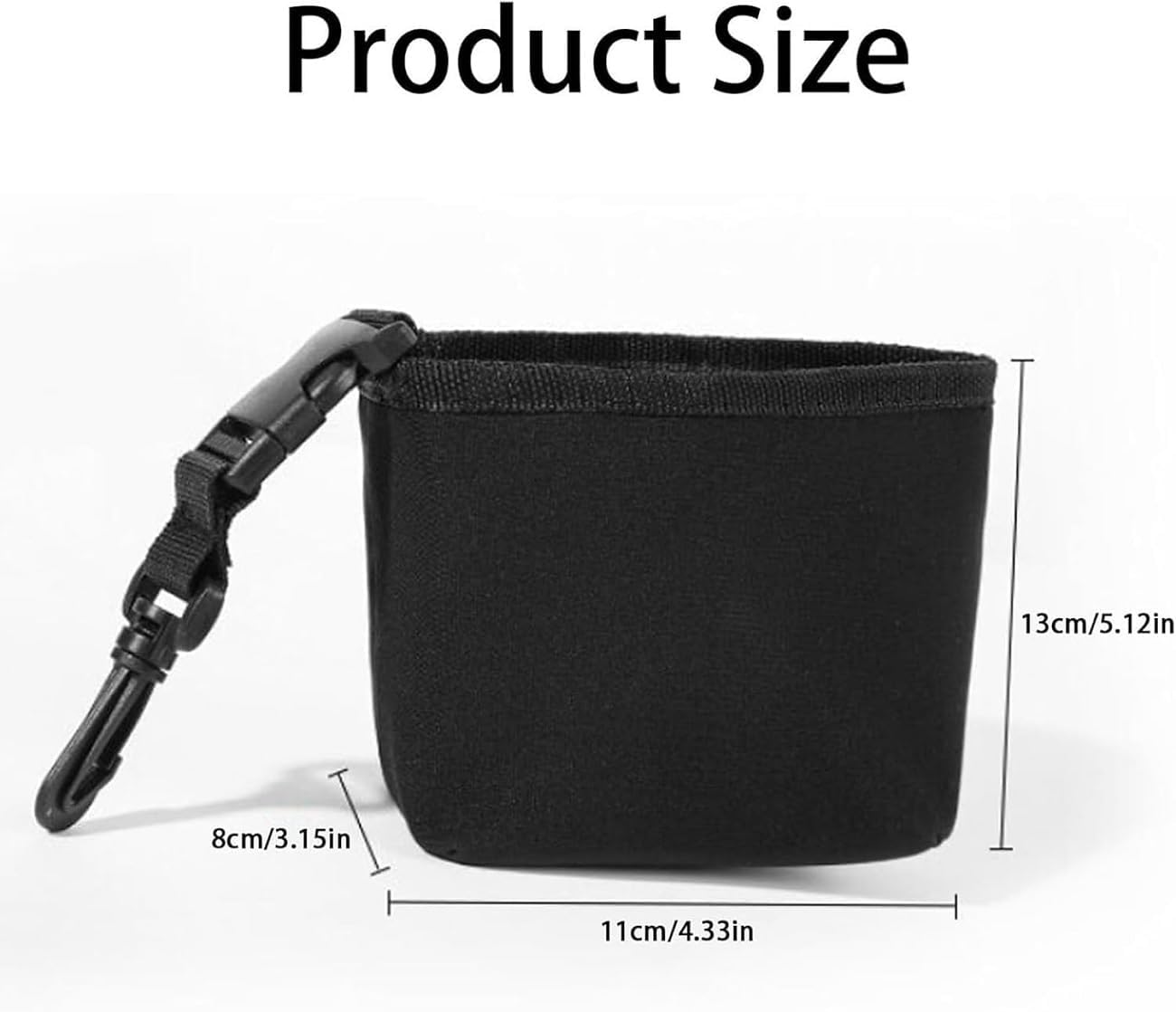 WADY Golf Club Wash Bag Waterproof & Detachable Golf Ball Cleaner Pouch with Lightweight Design Golf Club Cleaning Accessory for Clubs & Balls image number 5