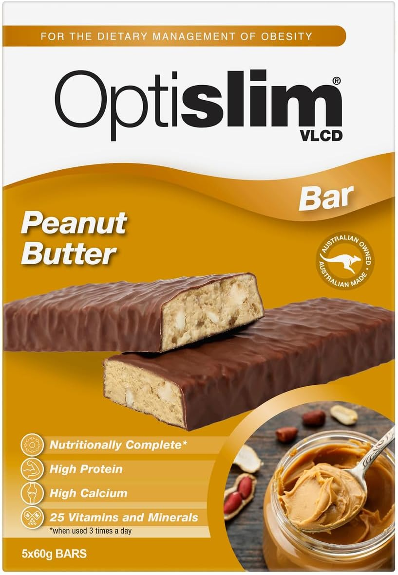 Optislim VLCD Peanut Butter Bar 5X60G