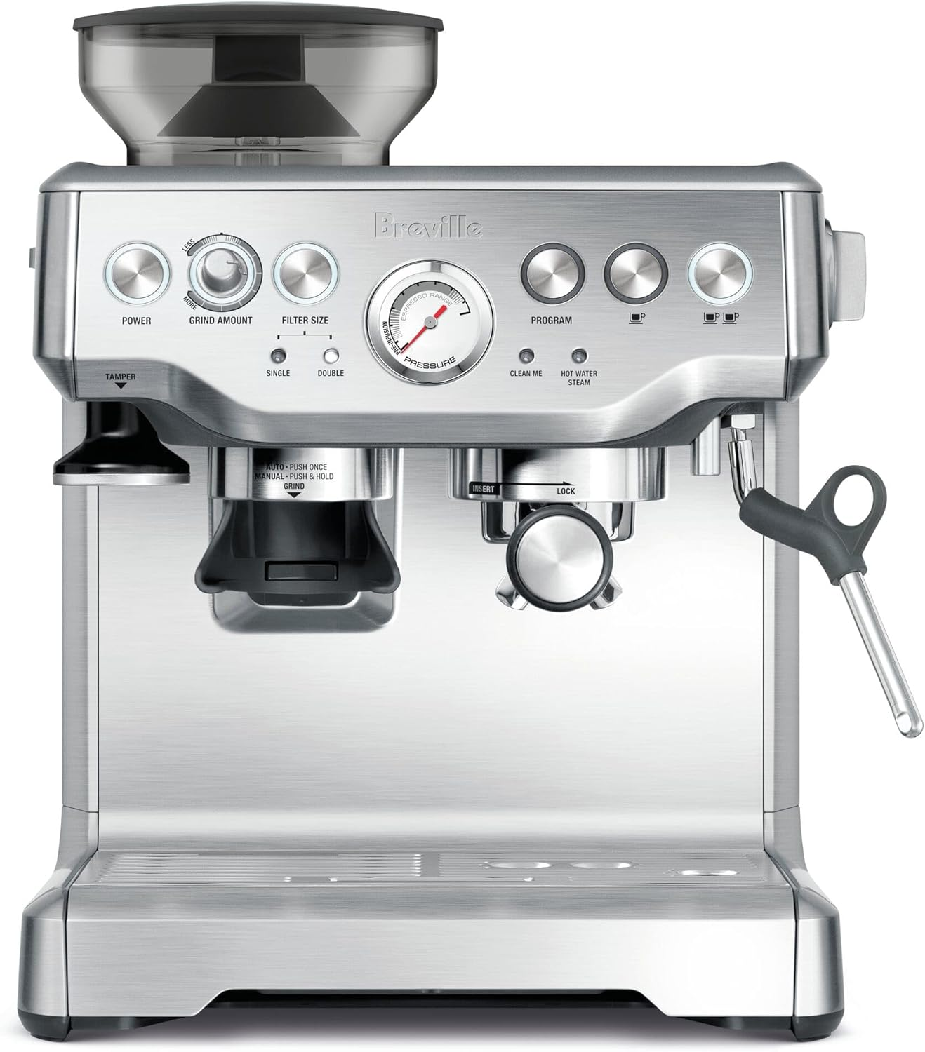 Breville Barista Express Espresso Machine, Black Truffle, BES870BTR