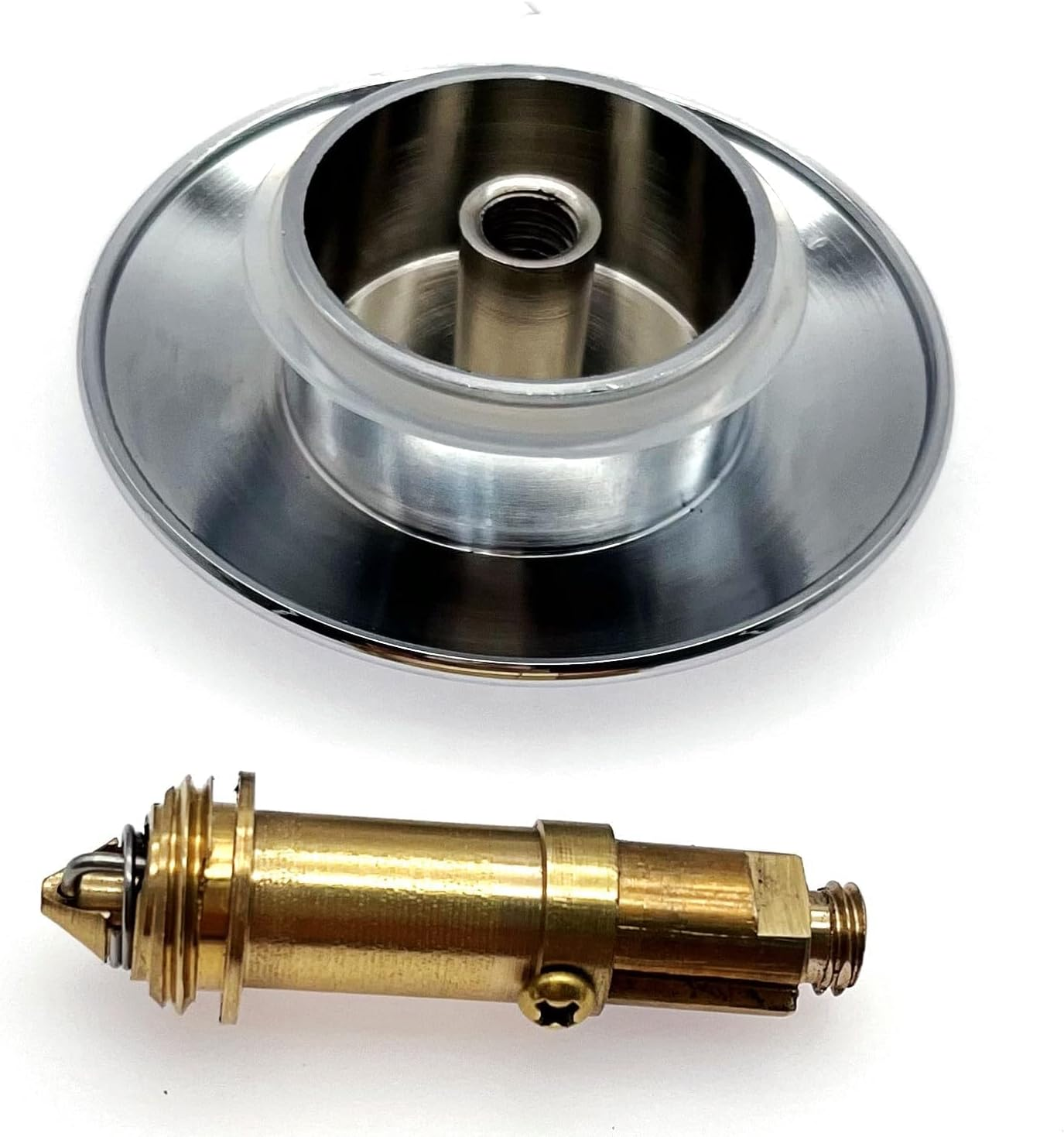 Pop up Bath Plug - Universal 66Mm Push Stopper with 28Mm Bouncing Core Metal Sink Plug for Bathroom Kitchen Sewers image number 2