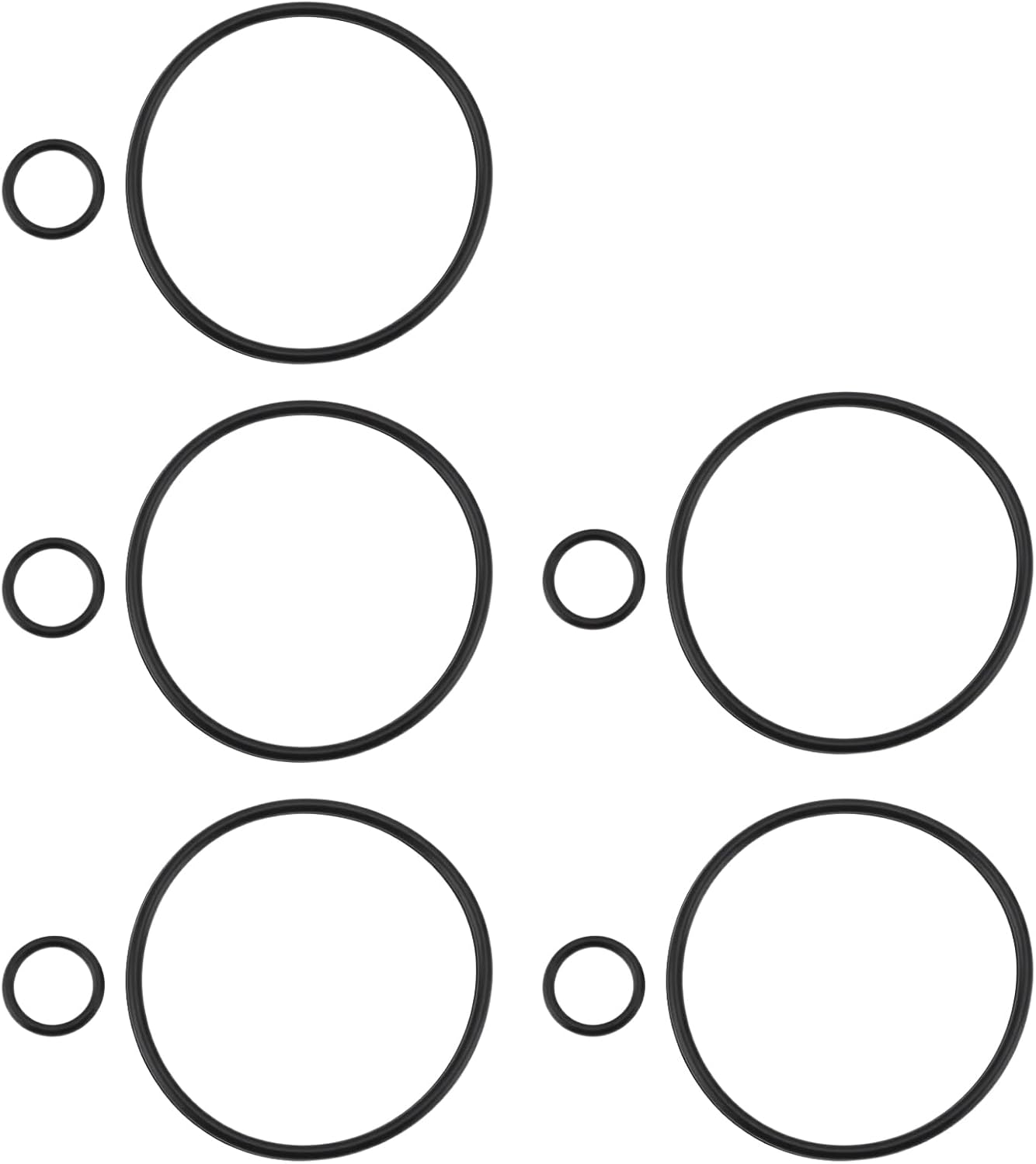 Emsea 10Pcs Oil Filter O-Rings 09280-54001-000 09280-13010-000 Compatible with Suzuki GSXR125 RV125 DR125 DRZ400 image number 6