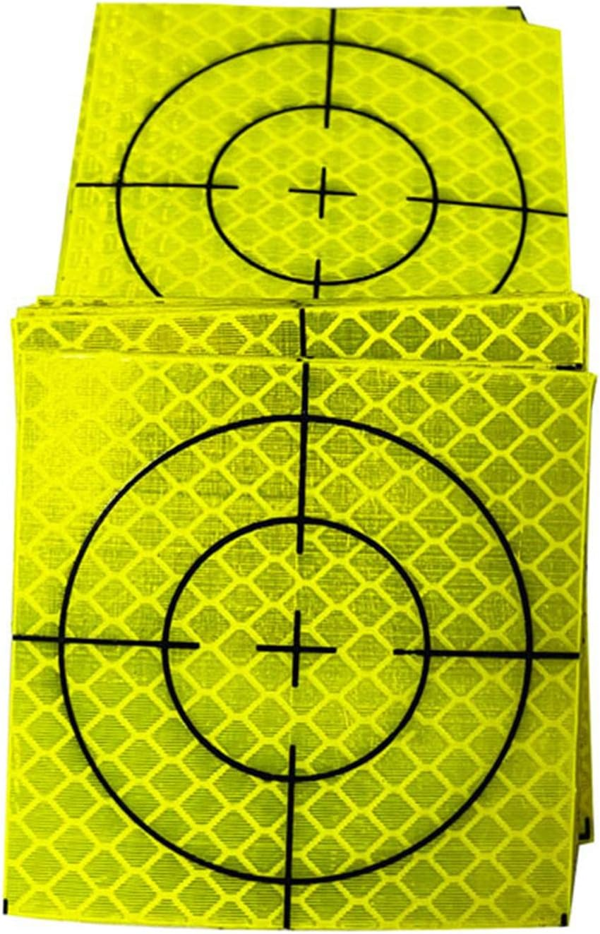 100Pcs Reflective Tape Survey Targets Reflector Target Sheets Total Station for Ship Inspection Building Construction Tunnel Engineering, 4Cmx4Cm image number 3