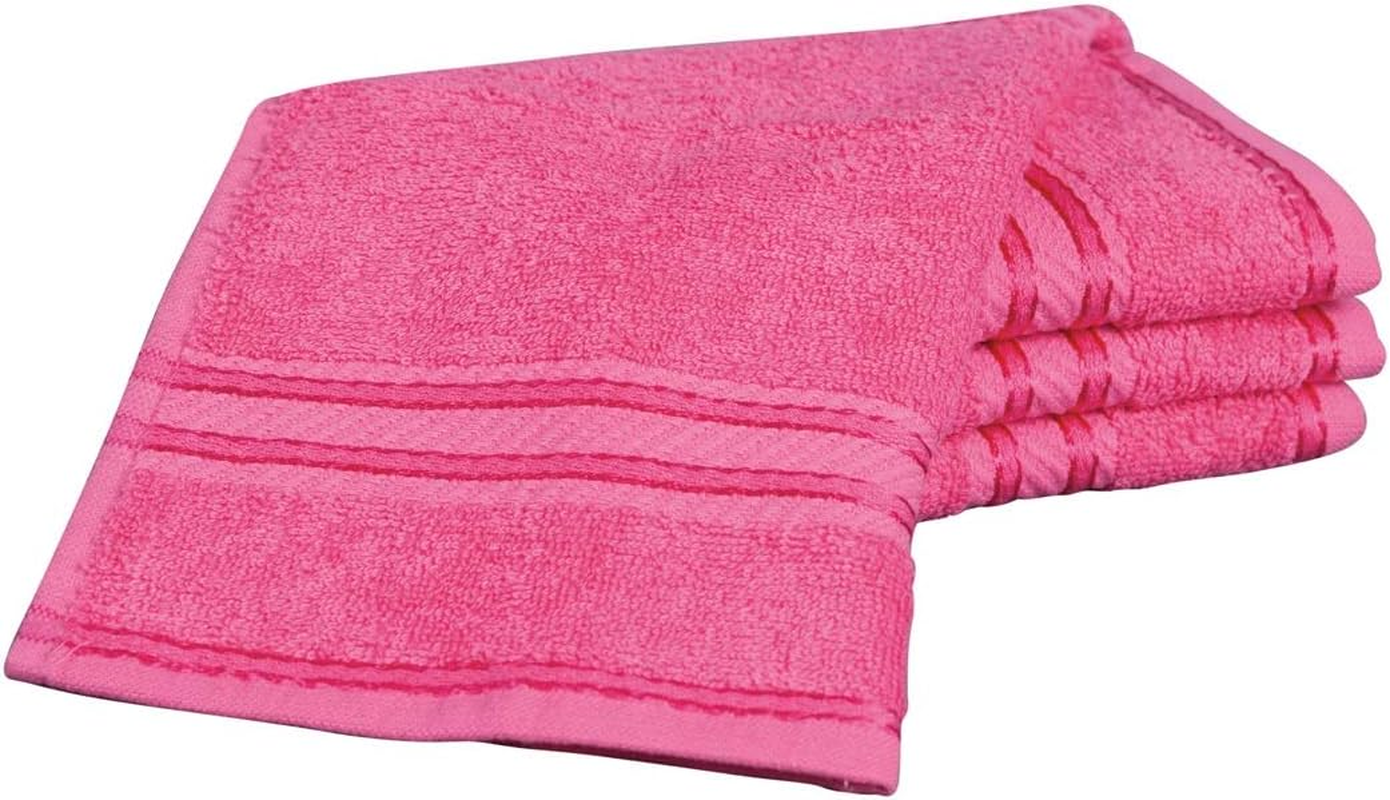Bentley Priory Linens Supreme Face Flannels for Bathroom 500GSM Super Soft Cotton Pack of 4 Absorbent and Quick Dry Face Cloth Flannel Towels Set 30 X 30Cm Egyptian Collection (PURPLE MAUVE)