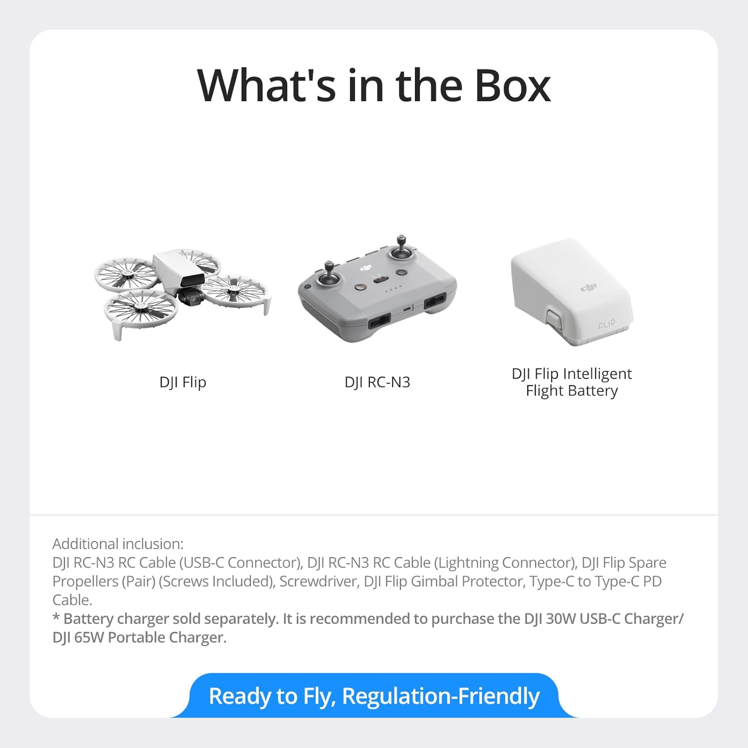 DJI Flip, Drone with 4K UHD Camera for Adults, under 249 G, 3-Axis Gimbal Stabilization, 13Km Video Transmission, Palm Takeoff, Auto Return, 1 Battery for 31-Min Flight Time, Intelligent Flight image number 5