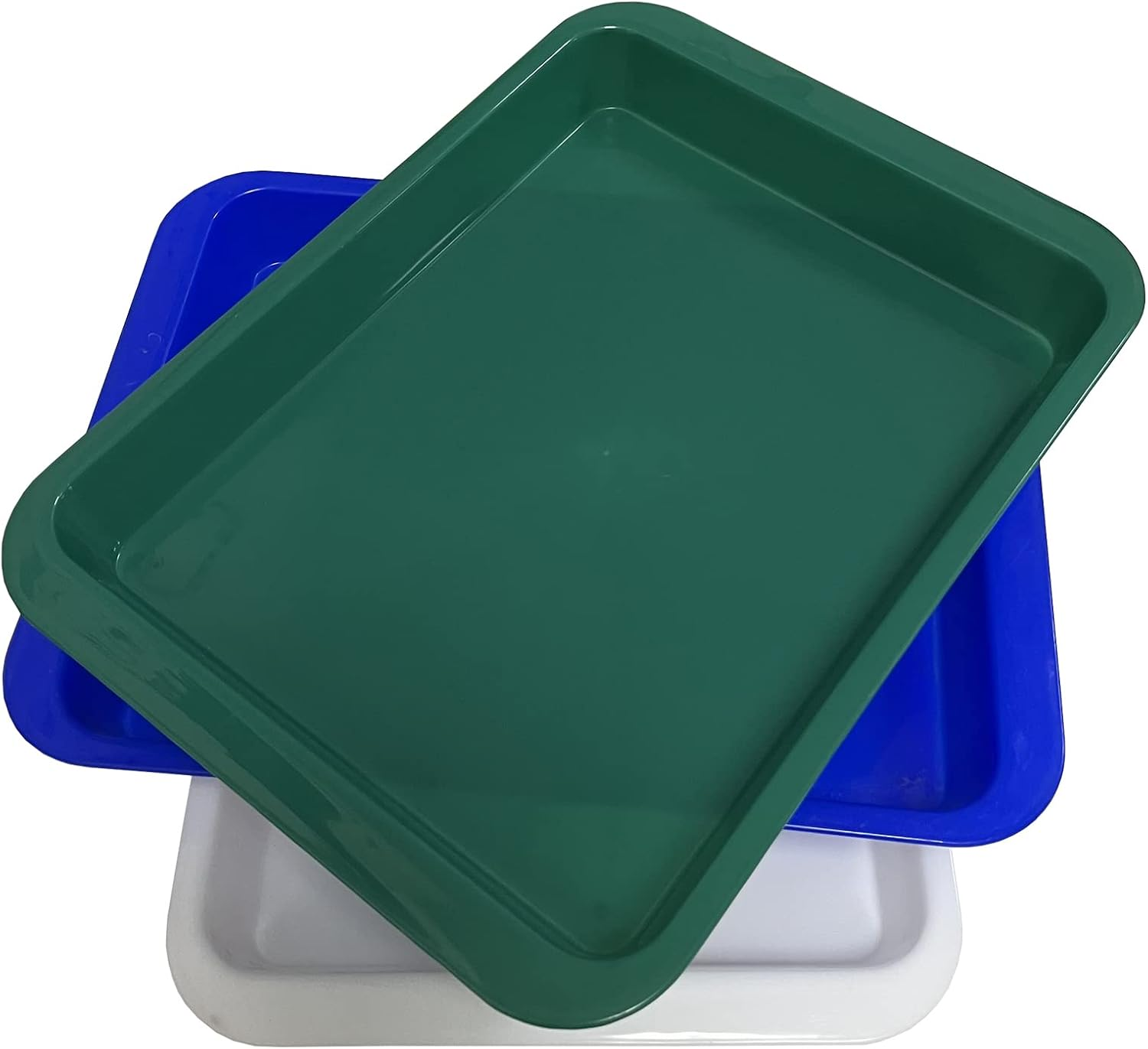 TEYOUYI 3 Pcs Hedgehog Litter Boxes Tray, Plastic Pet Toilet, Small Animal Litter Tray Corner for Guinea Pig Hamster Pig Rabbit Pee (3 Color) image number 2