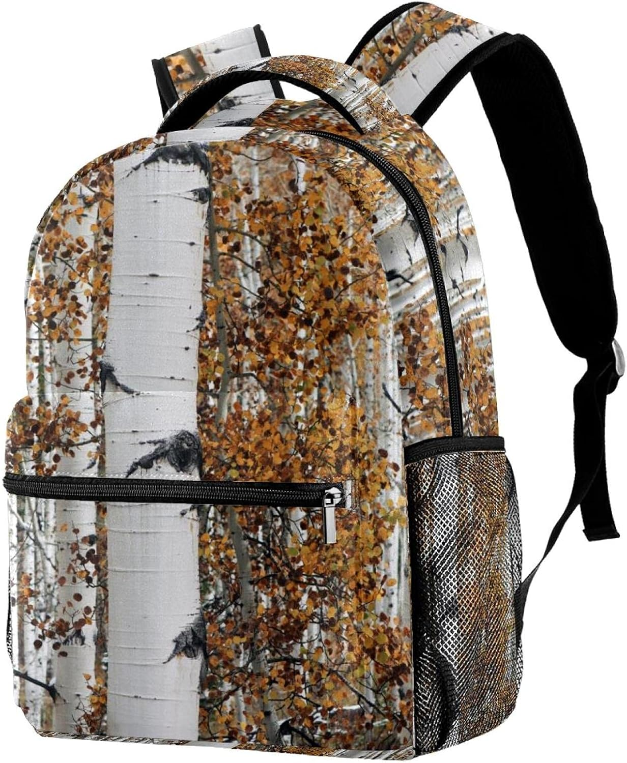 Aspen Tree Forest Nature Autumn Backpack Students Shoulder Bags Travel Bag College School Tote Backpacks image number 2