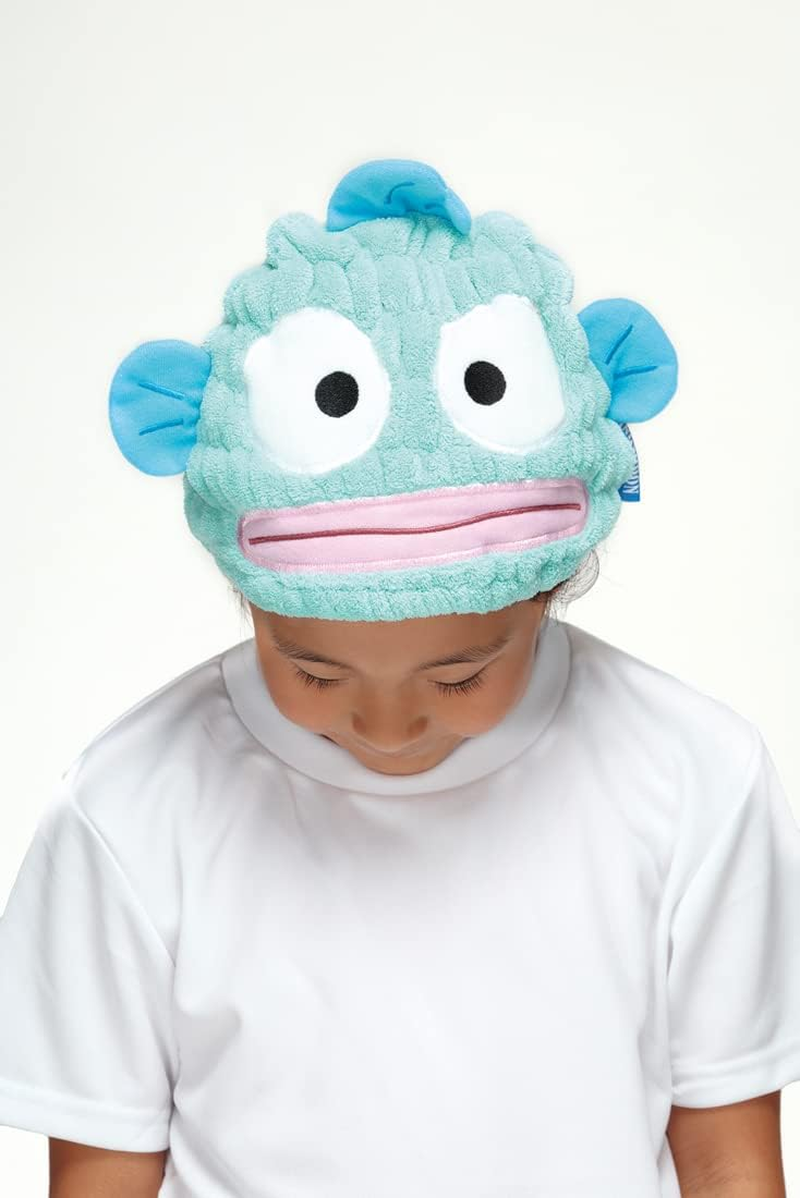 Skater TOC11-A Water Absorbent, Quick Drying, Animal Towel Cap, Hankyodon, 9.1 X 6.7 Inches (23 X 17 Cm) image number 2