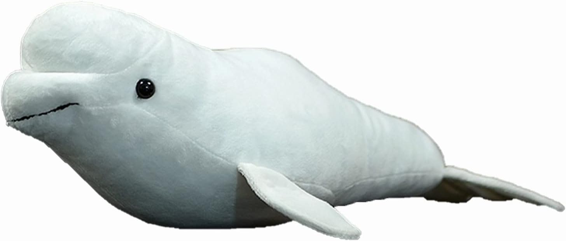 Tiny Heart Simulation Great White Shark Plush Toys, 23Inch Soft Plush Great White Shark Stuffed Animal Dolls Cute Kids Birthday Gift Decorations Plush Toys