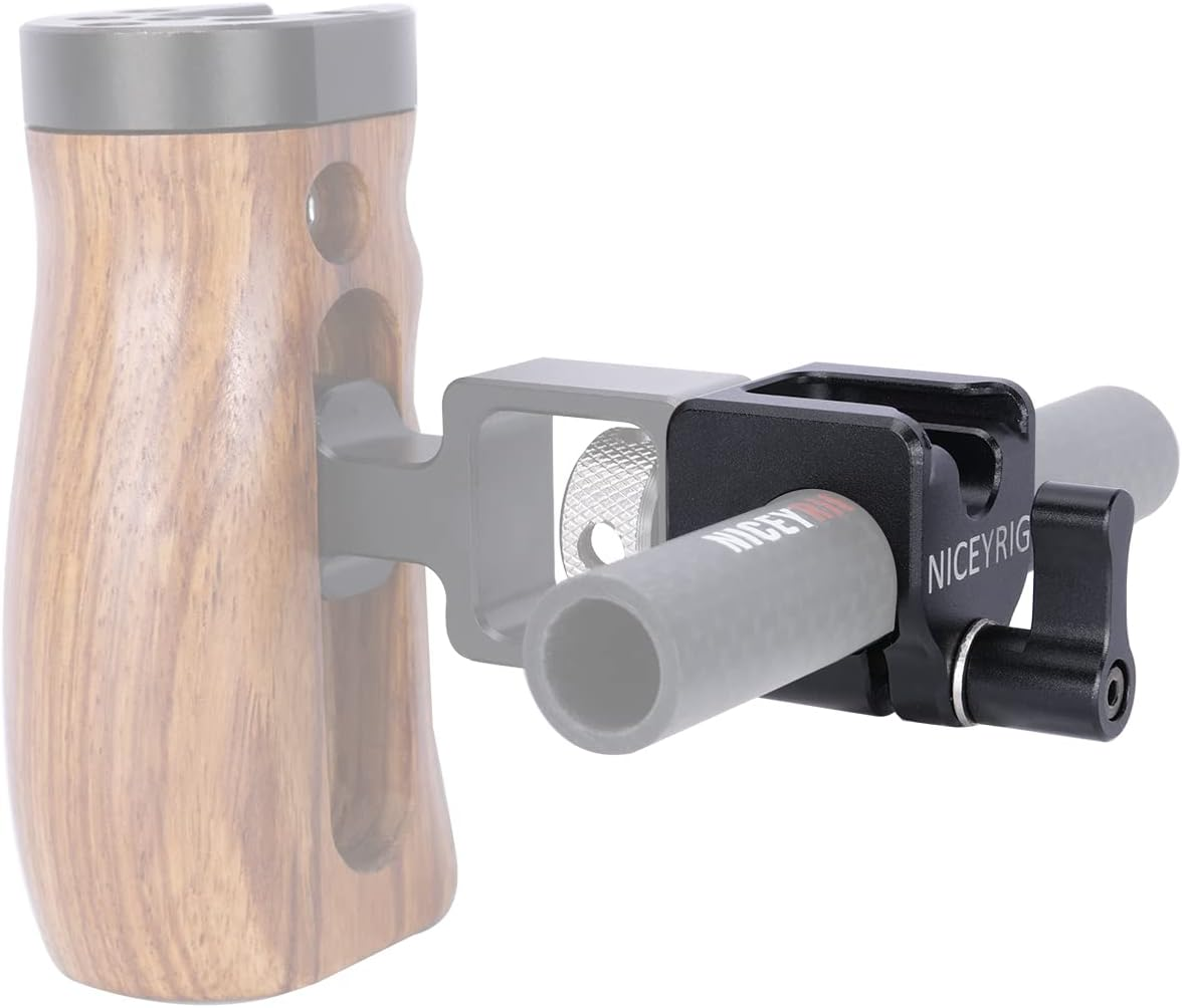 Niceyrig Single 15Mm Rail Block with Cold Shoe Mount & Arri Locating Holes image number 6