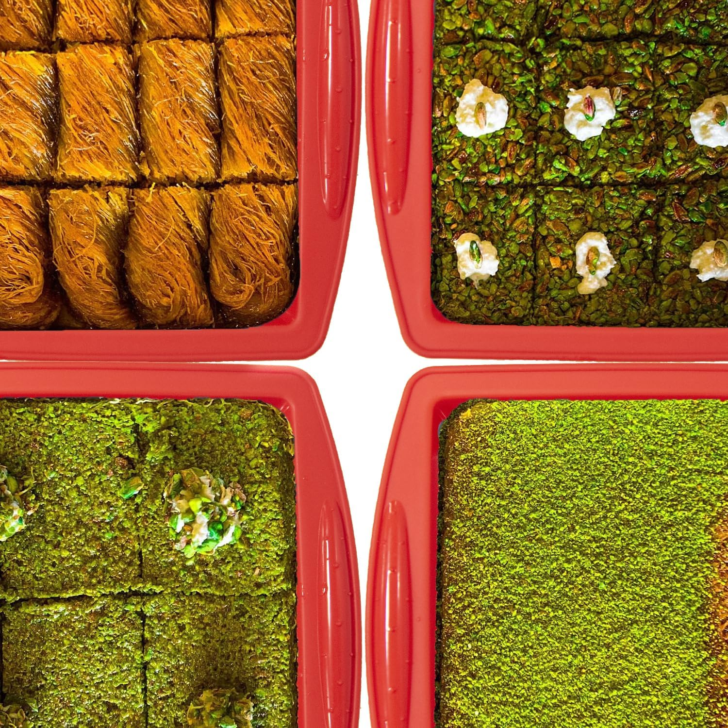 Mlying Silicone Brownie Baking Mould 20 X 20 Cm, Pack of 2 Brownie Moulds Square with Handles, Non-Stick Baking Moulds, Silicone Moulds for Baking Brownies (Square, 2 Pieces, 20 Cm) image number 6