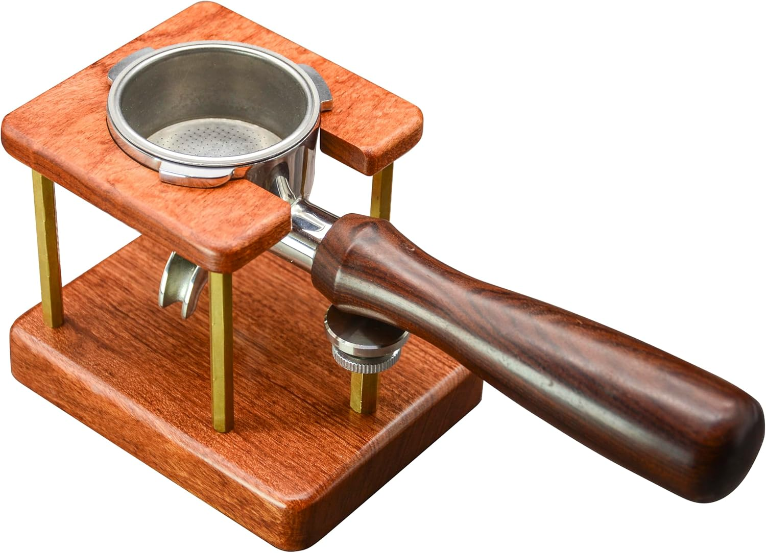 NEOUZA Coffee Tamping Station, Portafilter Stand Holder, Fits Most Espresso Machine，Adjustable Height (53/54Mm) image number 1