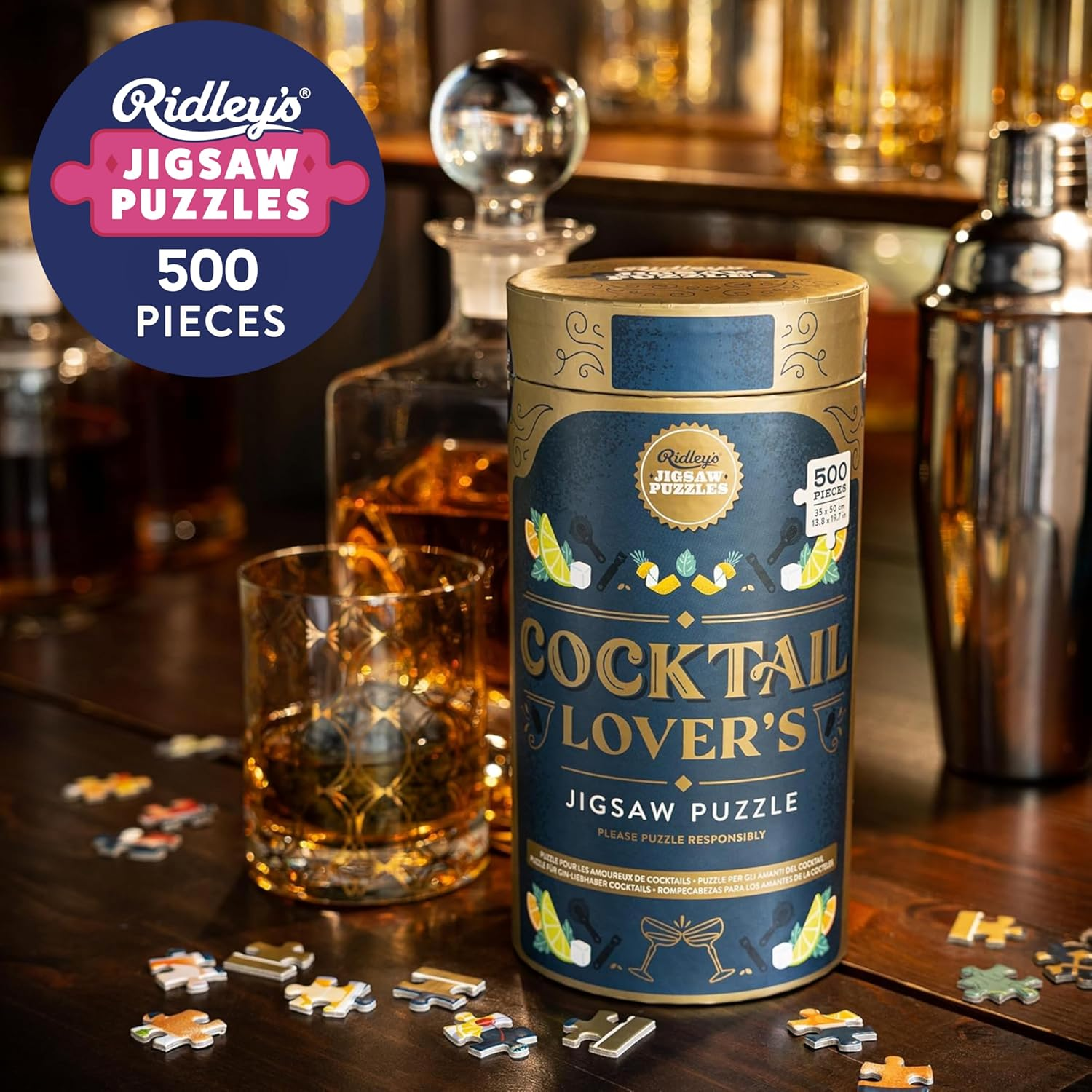 Ridley'S Cocktail Lover'S 500-Pieces Jigsaw Puzzle image number 3