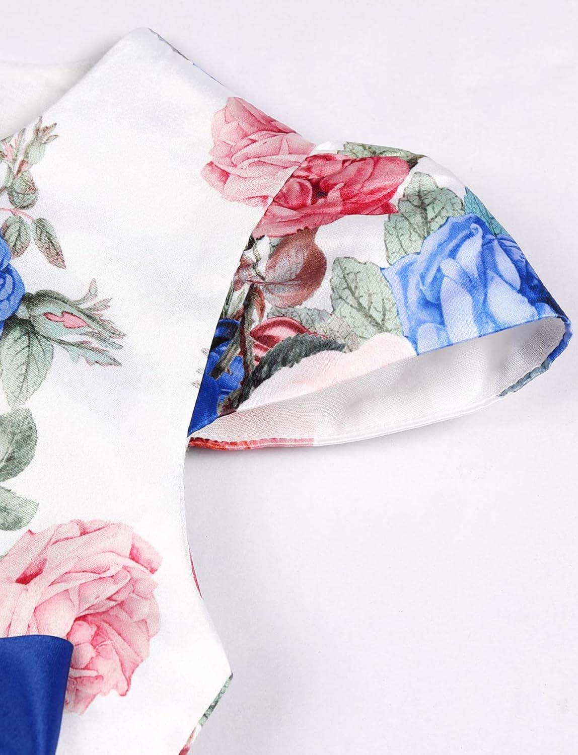 FEOYA - Baby Girl Wedding Suits Pageant Dress Child Party Gown Ceremonial Dresses Flower Baptism Christening Dress Kid Formal Outfit Short Sleeve with Bow Belt 2-10 Years image number 6