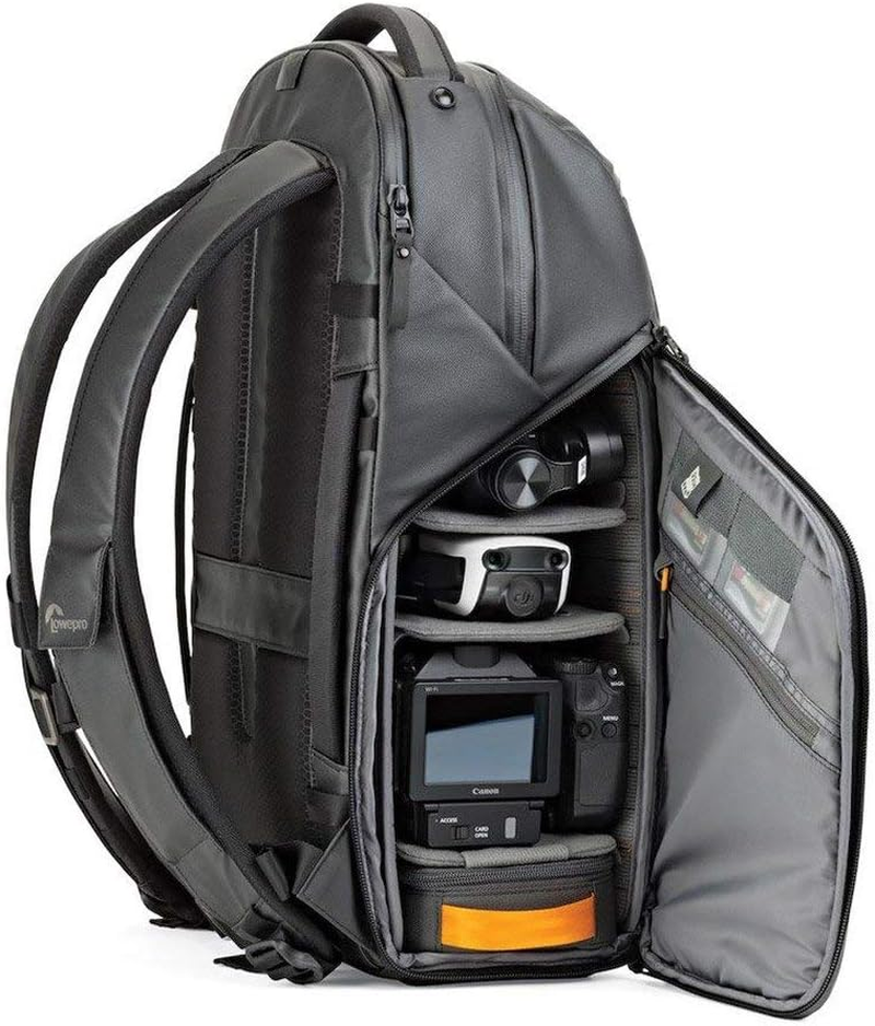 Lowepro Freeline All Weather; Multifuncional Lowepro Freeline Camera Backpack 350 AW Black for DSLR, Mirrorless, Laptops, Bridge, CSC, Lenses and Travel Gear, Black (LP37170-PWW) image number 3