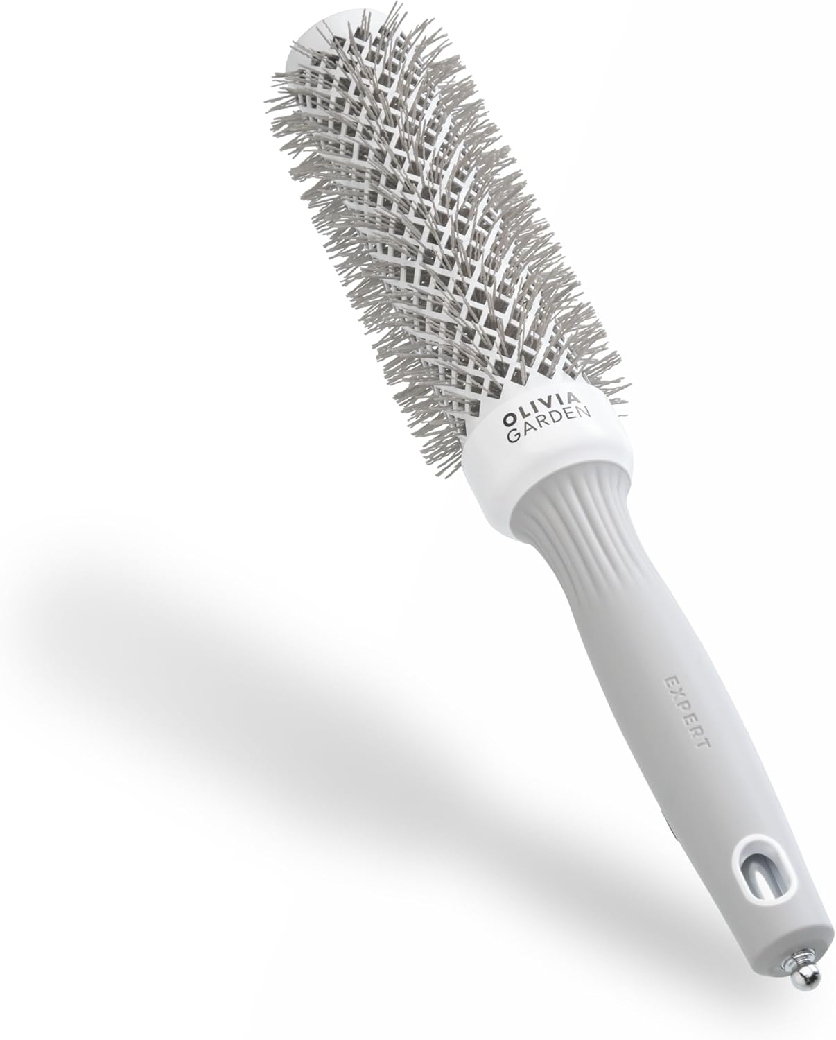 Olivia Garden - Expert Blowout Speed White and Grey Hairbrush- 25