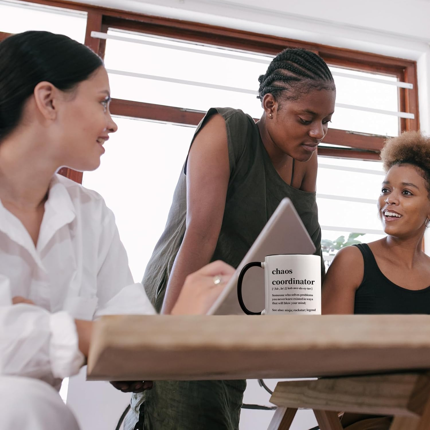 G-Sunny Chaos Coordinator Gifts, Chaos Coordinator Mug, Thank You Women, Boss, Coworkers, Employee Appreciation, Nurse, Teacher, Principal, Funny Coffee Mug, 330ML image number 1