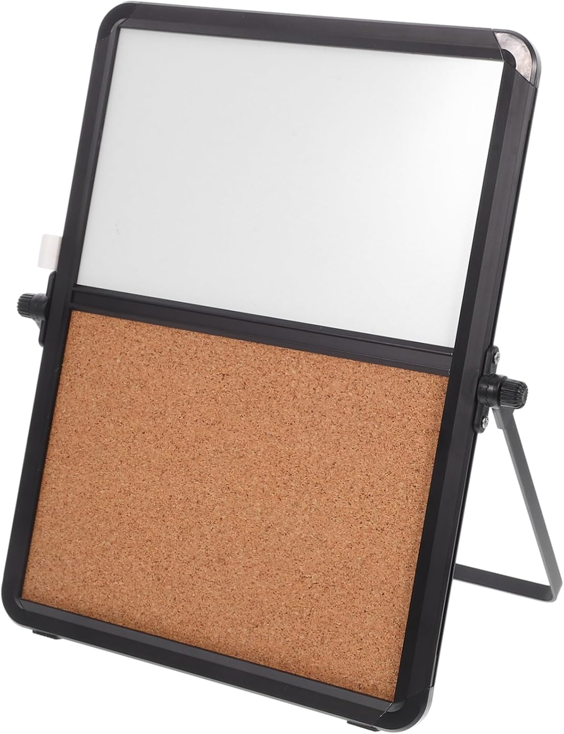 FUNOMOCYA Office Desk Accessory Dual-Sided Whiteboard Corkboard Push Pin Display Board Wall Decor image number 5