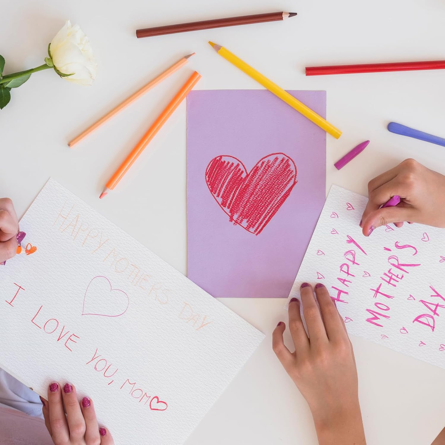 TEAONE Watercolor Paper, 50 Sheets Heavyweight Artist Paper for Painting, Drawing (29.7 X 21Cm/11.69 X 8.26In) image number 5