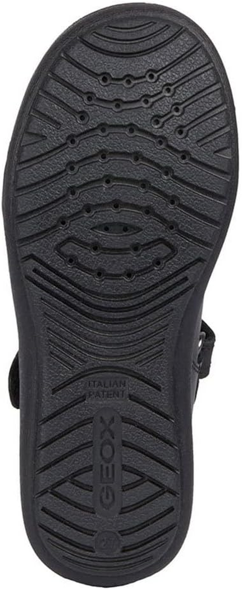 GEOX Girls&rsquo; J HADRIEL Ankle Strap Ballet Flats, Black (Black C9999) image number 1