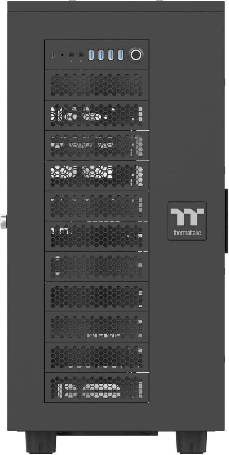 Thermaltake AX700 Tempered Glass XL-ATX Super Tower Case Black Edition, CA-11B-00F1WN-00 image number 5