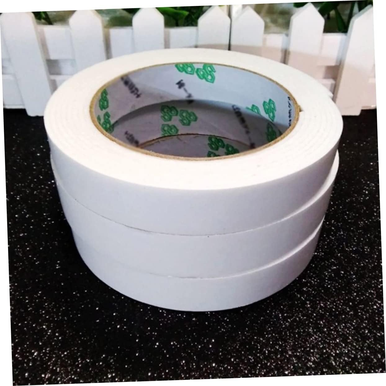 Double Side Adhesive Tape 300X3Cm White Masking Tape Auto Trim Mounting