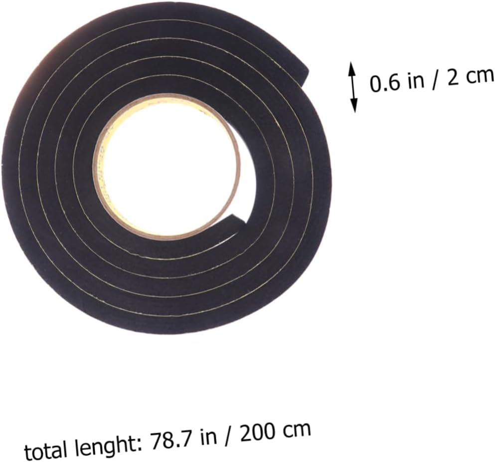 5Pcs Eva Single Sided Sponge Sealing Tape Strong Adhesive Strip for Crash Dust and for Automotive Construction and Home Applications image number 5