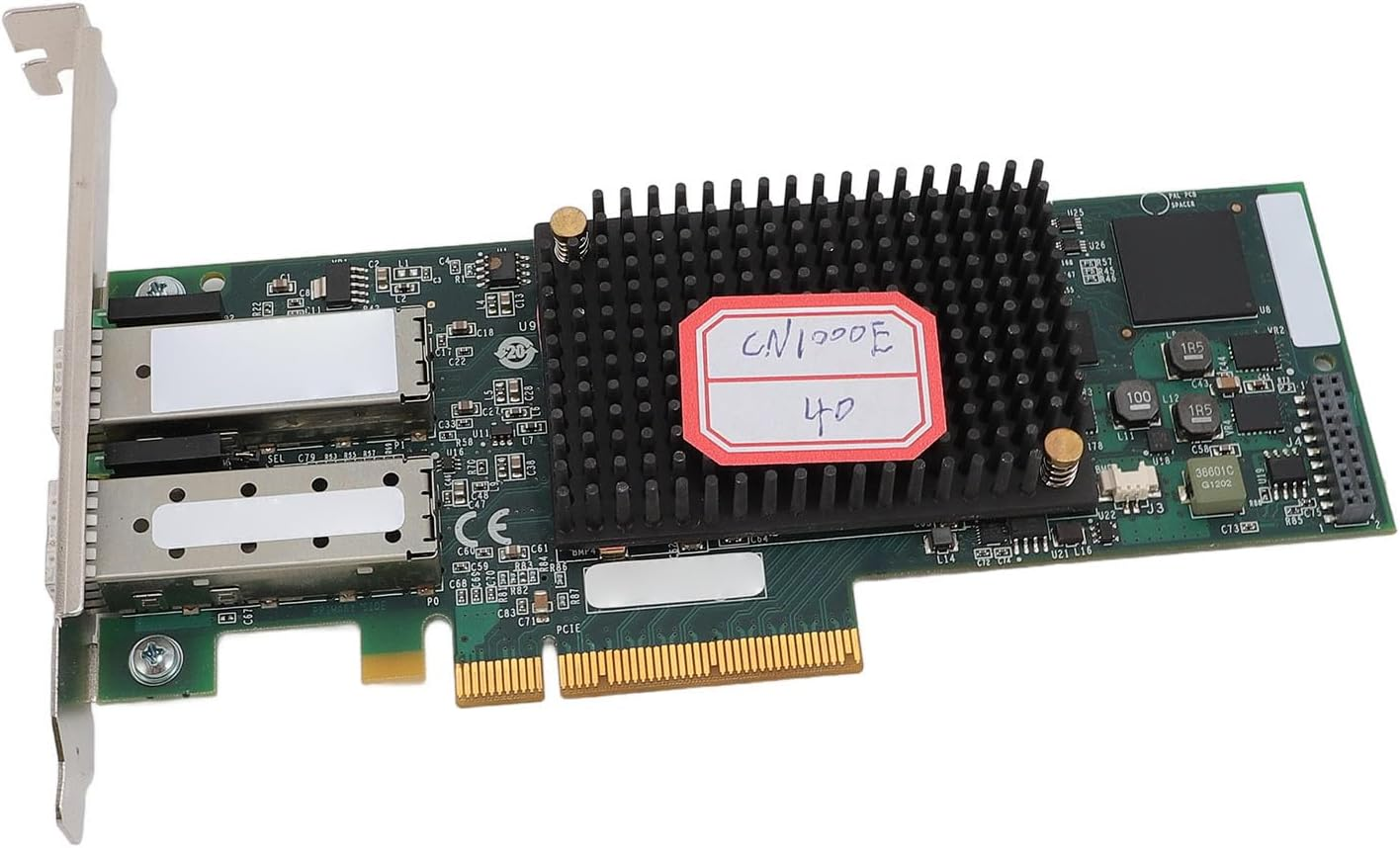 10Gbe Dual Port SFP+ PCI Express Network Adapter for PC, Efficient Data Transfer, High Performance Computing with Pcie X8 Interface, Fiber Modules Support image number 1