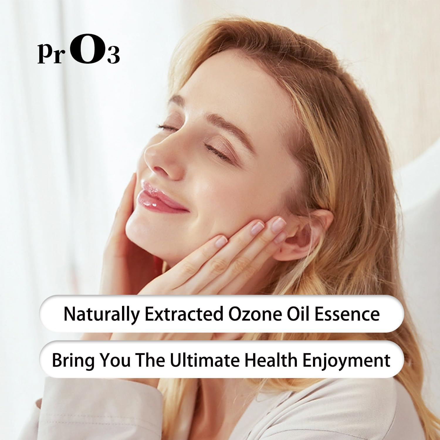 Ozoneted Sunflower Oil-100% Naturel Ozone Oil-1 Oz-Glass Dropper Bottle-Organic Skincare Essence- Rich in Reactive Oxygen. image number 1