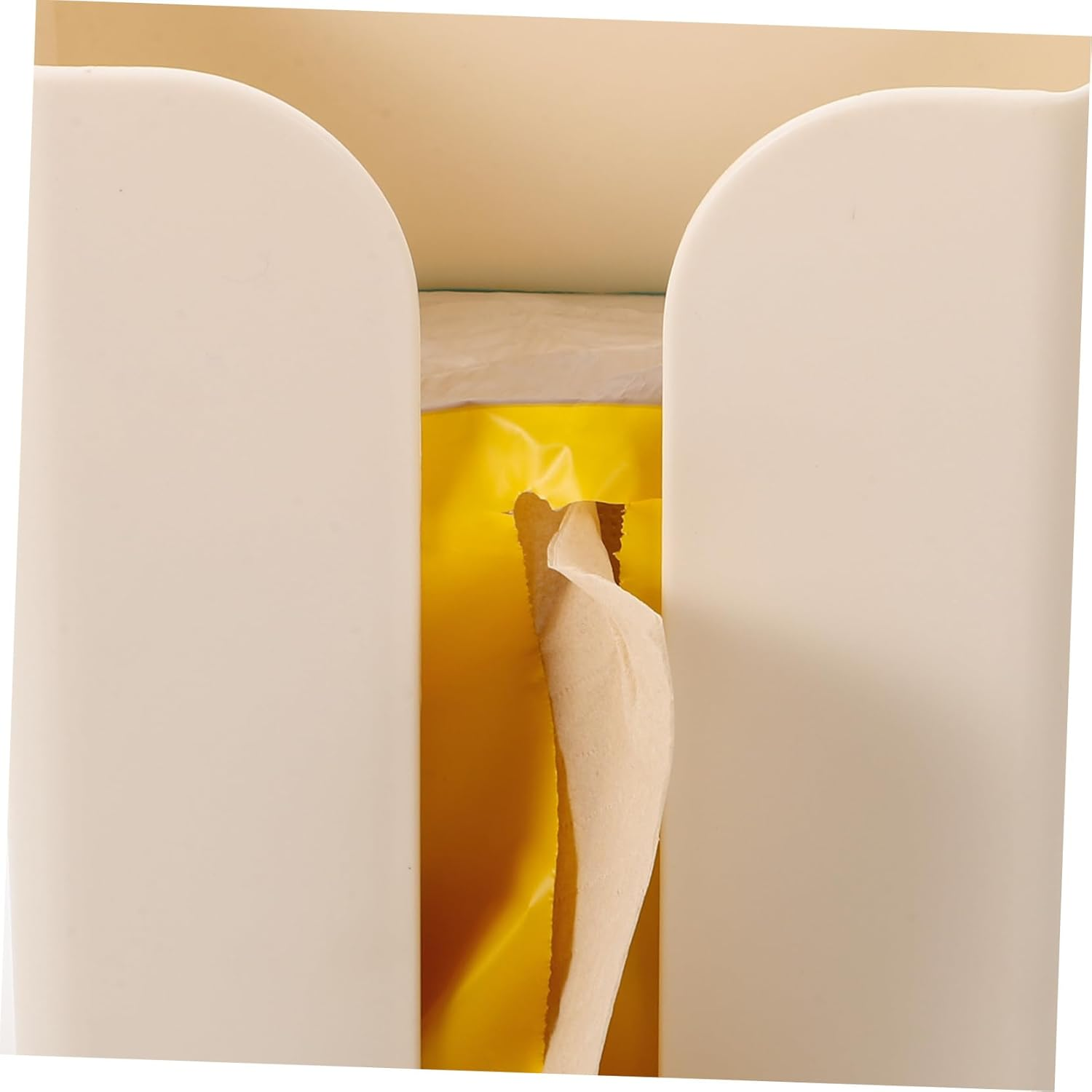 Wall-Mounted Tissue Box Wipes Container for Home Storage Organization Paper Towel Holder image number 2