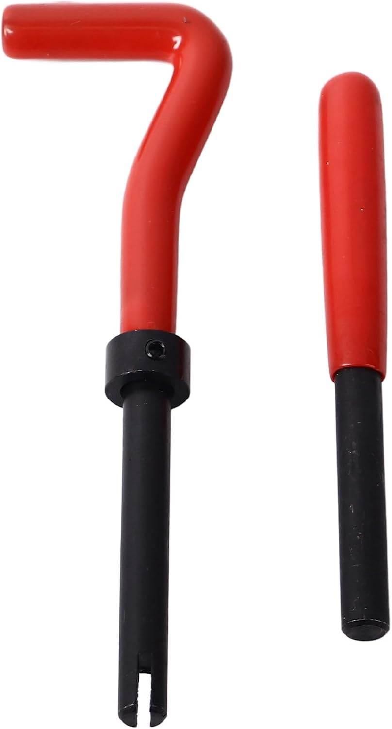 Gearwell Thread Repair Kit, Metric Imperial Thread Insert and Rethreading Set 261 Pieces with Drill Bits, Self Tapping Inserts for Automotive Parts, Switch Equipment and Thread Hole Repair image number 6