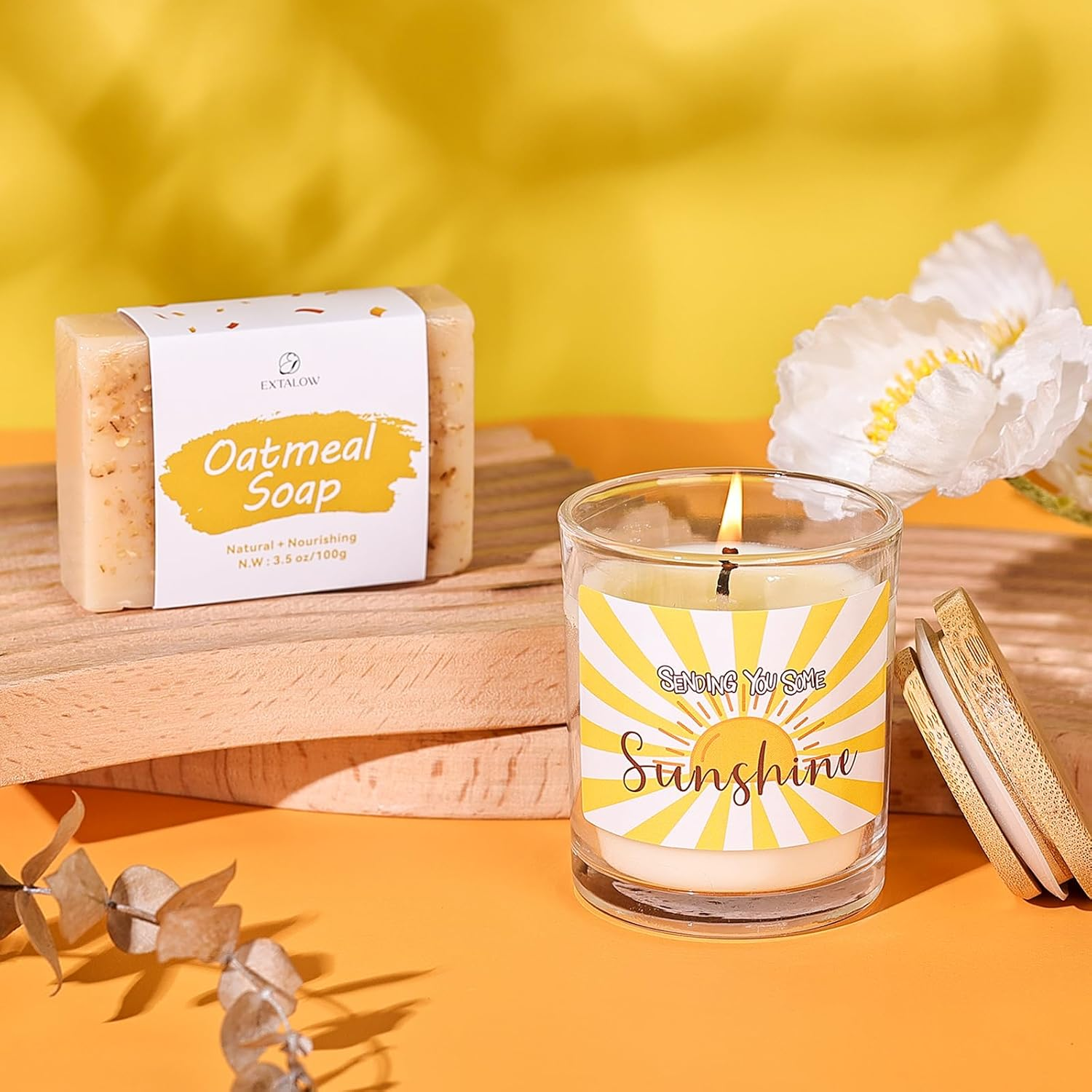 Gift Baskets for Women, Unique Birthday Gifts for Women,Get Well Soon Gift Basket,Care Package Sending Sunshine Box Thinking of You for Mom Wife Sister Best Friends Teen Girls image number 2