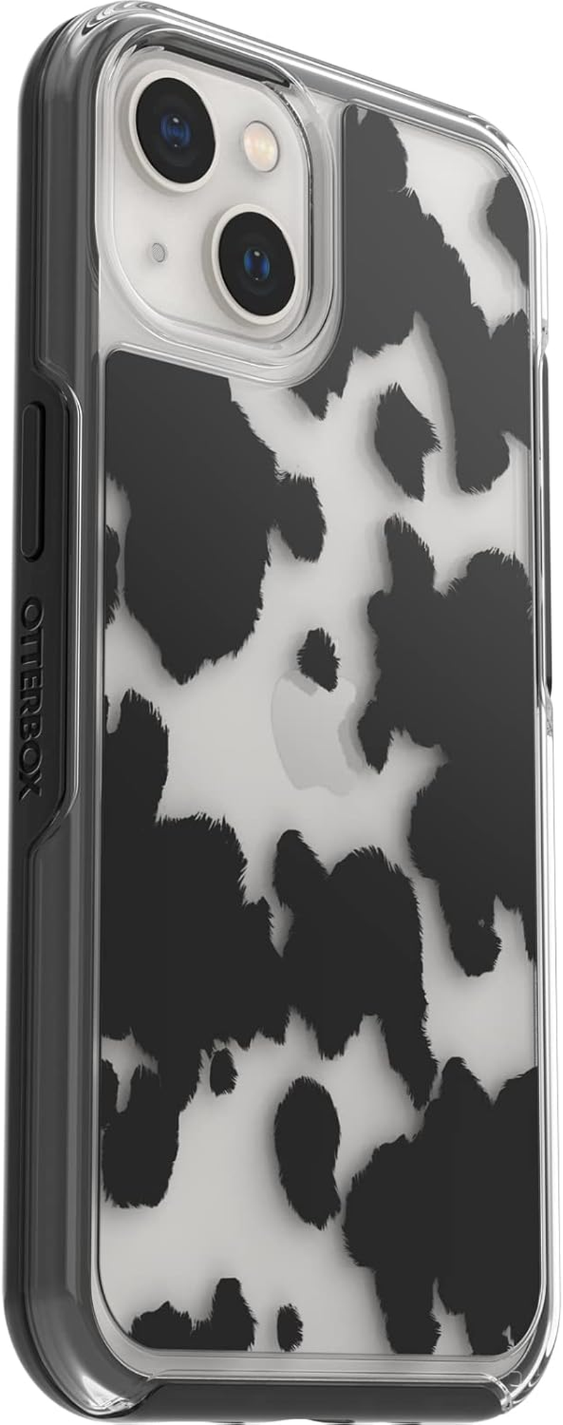 Otterbox Symmetry Series Shockproof and Drop Proof Mobile Phone Protective Thin Case for Iphone 13, Cow Print image number 4