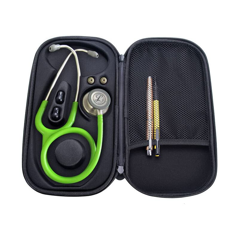 1PC Carry Travel Medical Organizer Stethoscope Hard Storage Box Case Bag, Lightweight and Portable, Perfect for Healthcare Professionals - Black image number 5