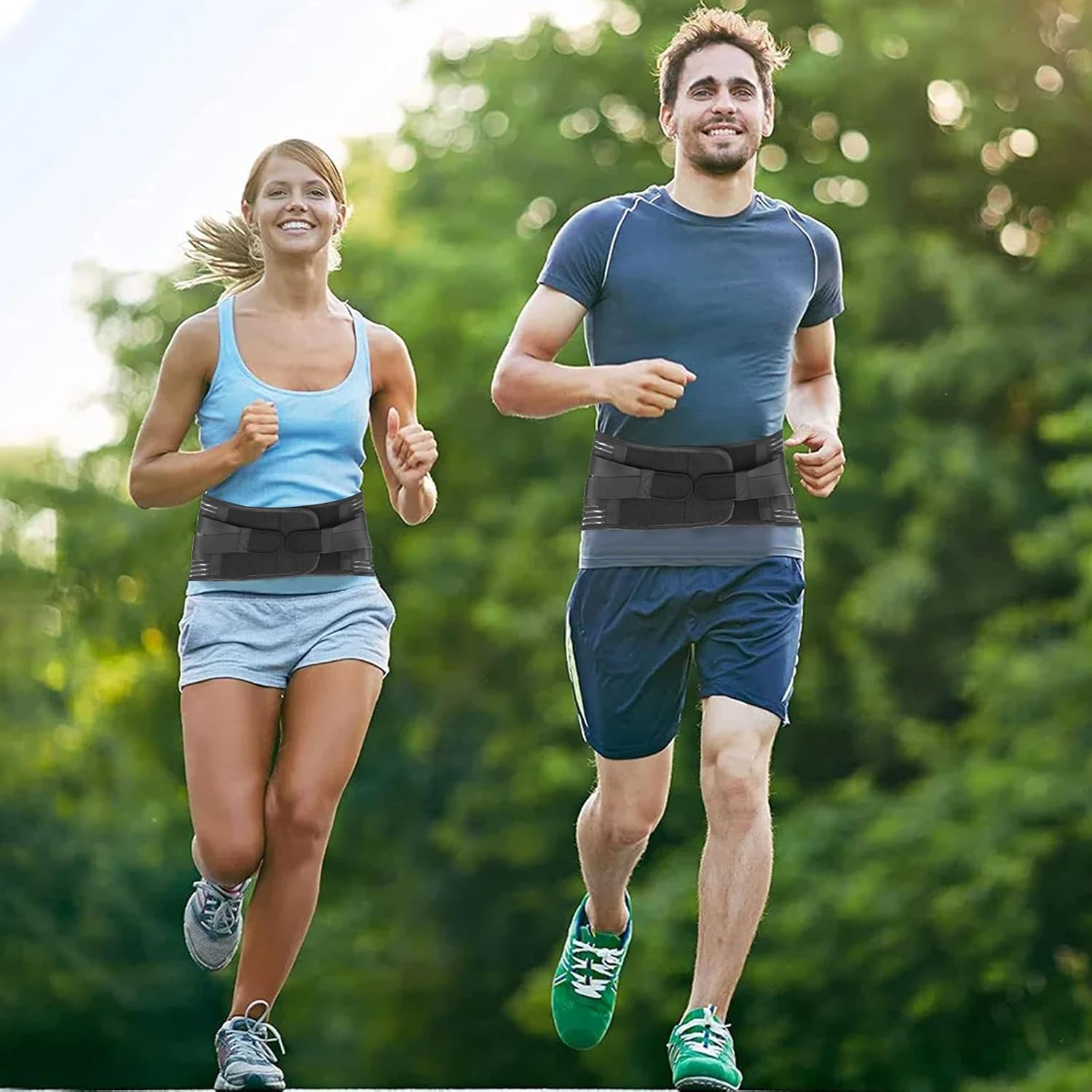 Back Brace for Lower Back Pain Relief with 3D Lumbar Pad, Back Support Belt with Alternative Strips for Men/Women, Soft Breathable Mesh Fabric Lumbar Support for Herniated Disc, Sciatica (XXL) image number 5