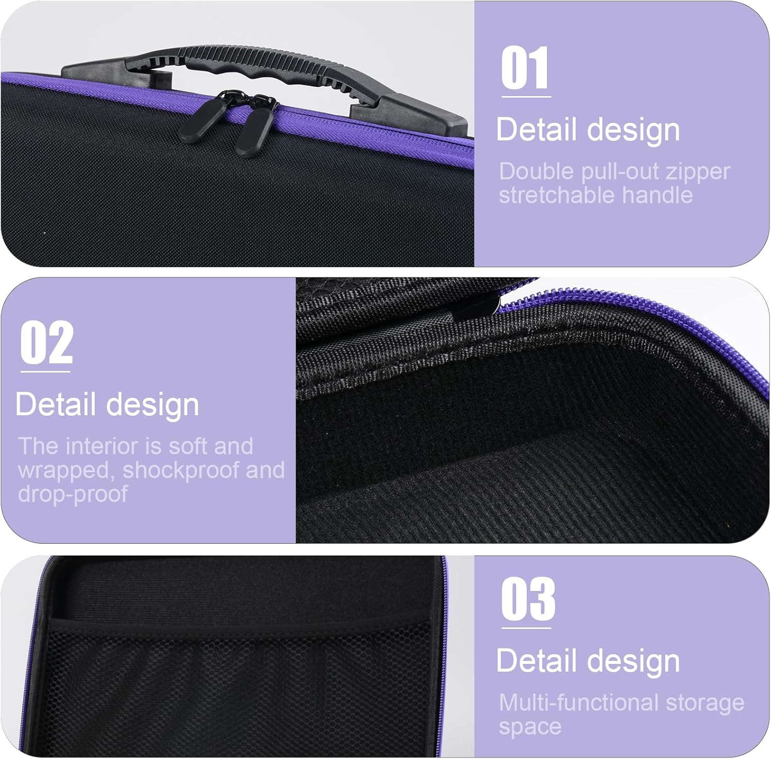 60 Bottle Essential Oil Storage Organizer Carrying Case for 5Ml 10Ml 15Ml Bottles Portable Essential Oil Holder Organizer Compact Design 12.6 X 8.86 X 3.54 Inches Ideal for Travel image number 1