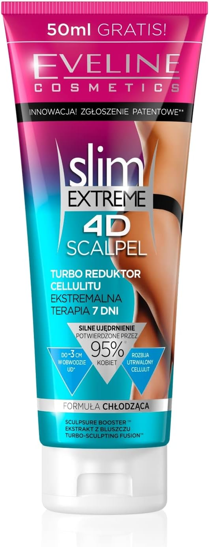 Eveline Cosmetics Slim Extreme 4D Scalpel | 250 Ml | Turbo Cellulite Reducer | Reduces Fat Layer | Extreme Therapy 7 Days image number 5