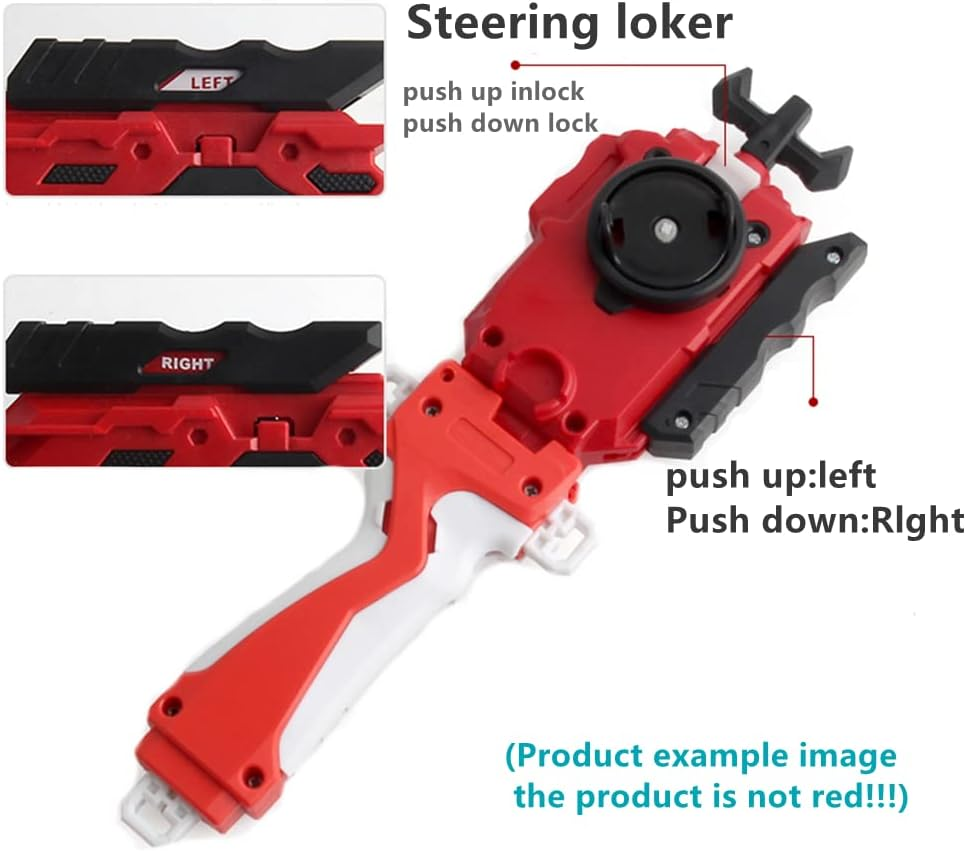 B-201 Zest Achilles + 1 Two-Way Launcher Battling Tops with Stickers Battling Burst Quadrive Pro Series Tops for 8-12 Kids Children Boys image number 1