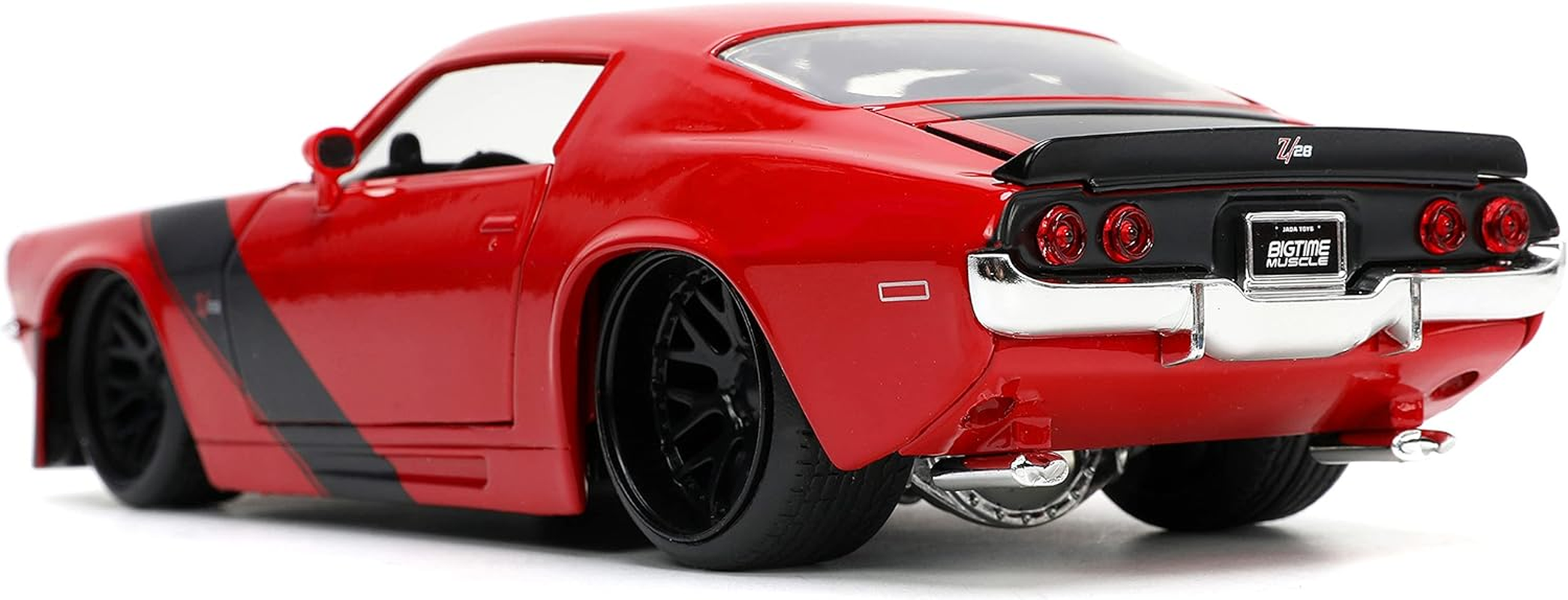 Jada Toys Big Time Muscle 1:24 Scale 1971 Chevy Camaro Diecast Vehicle image number 3
