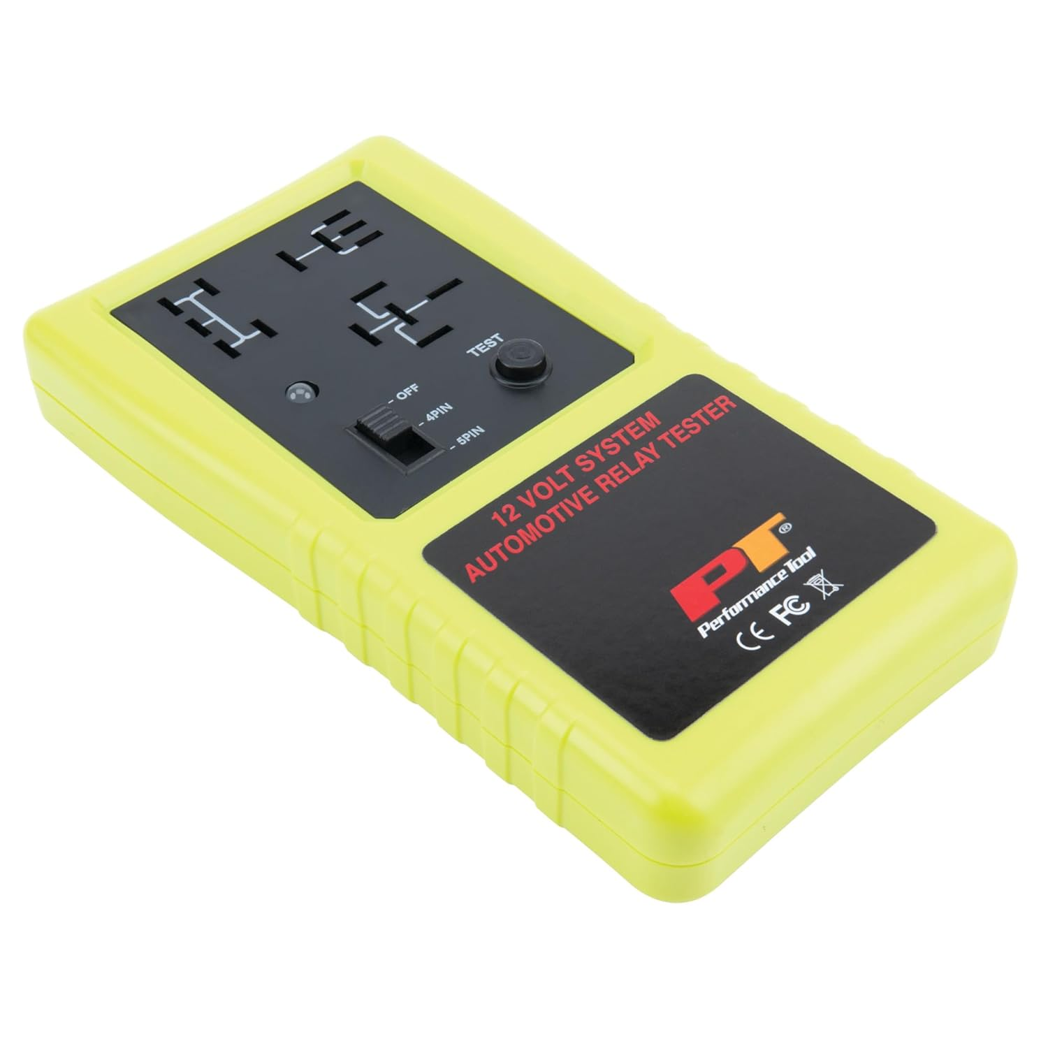 Performance Tool 3009 Compact Cordless Automotive Relay Tester for 12 Volt 4 and 5 Pin Relays and More image number 5