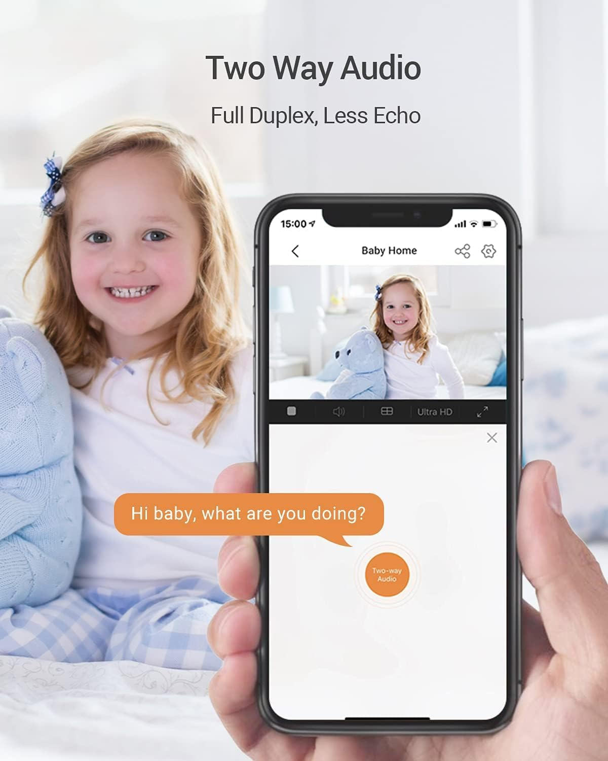 EZVIZ Security Camera, PTZ 360 1080P Indoor Wifi Camera, Home Surveillance Camera, Motion Tracking, Night Vision, 2-Way Audio, Baby/Pet Monitor, Sd/Icloud Storage, Alexa, Google Assistant (C6N Black) image number 2