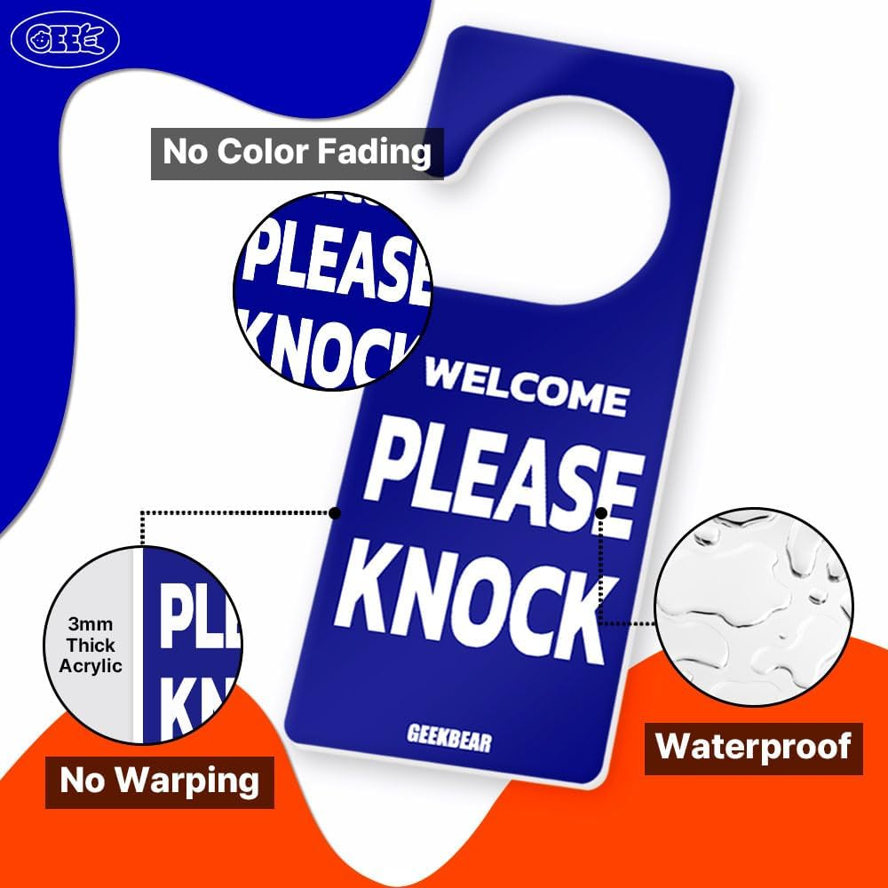 Do Not Disturb Door Hanger Sign (06. Dance, 2 Pack) - 03. Basic, 2 Pack image number 5