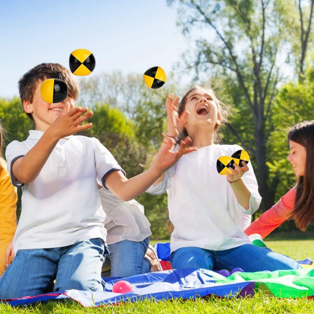 Tear Resistance Thud Juggling Balls, 3PCS Uggling Ball Set, for Beginner Childrens Learning Juggle image number 1