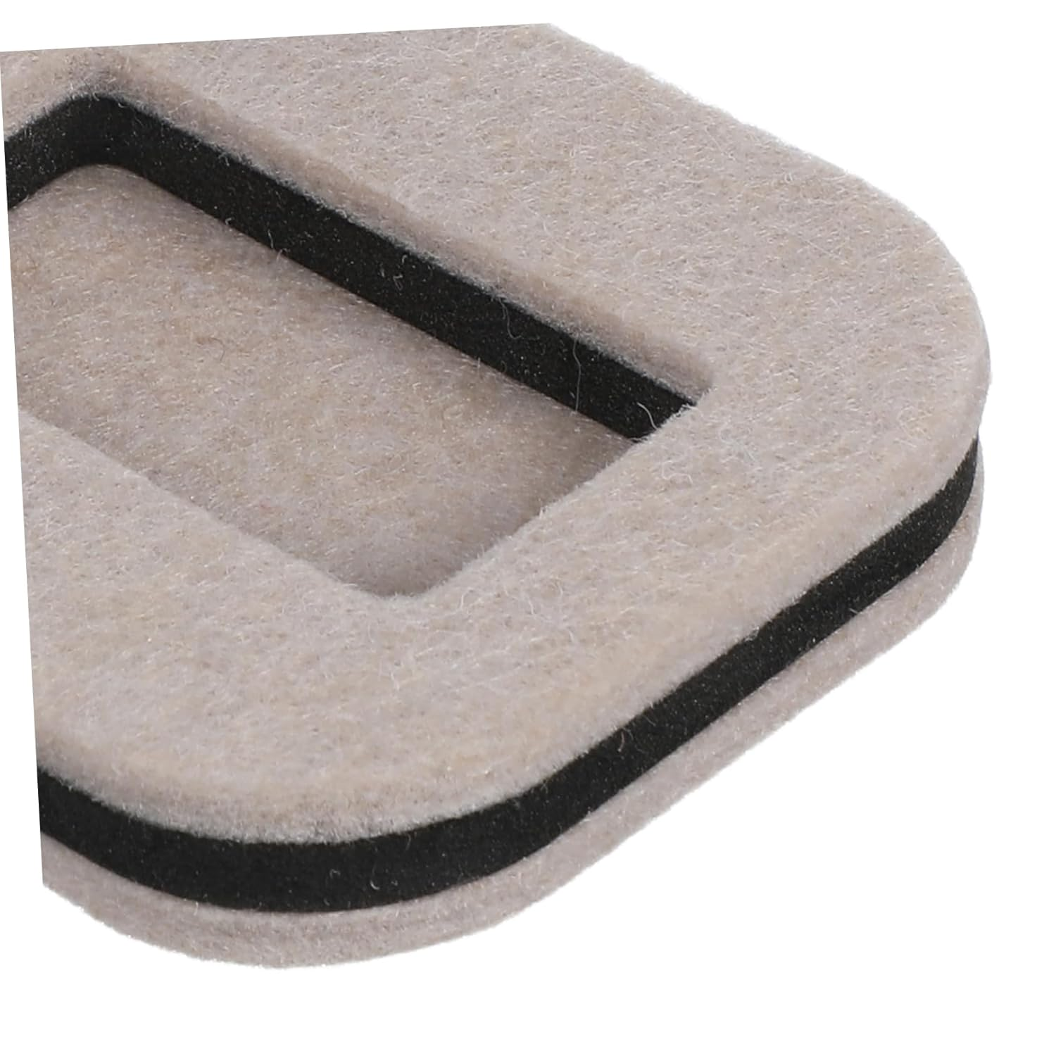 Non-Slip Furniture Pads 5 Pack Felt Chair Wheel Stopper Caster Wheel Stoppers for Computer Office Home Chairs Anti-Skid Pad for Floors