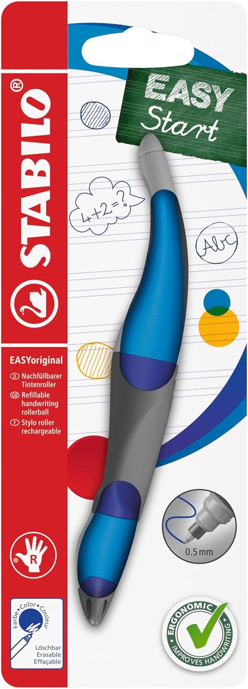 STABILO Easyoriginal Start F&uuml;r Rechtsh&auml;nder Hell-/Dunkelpink