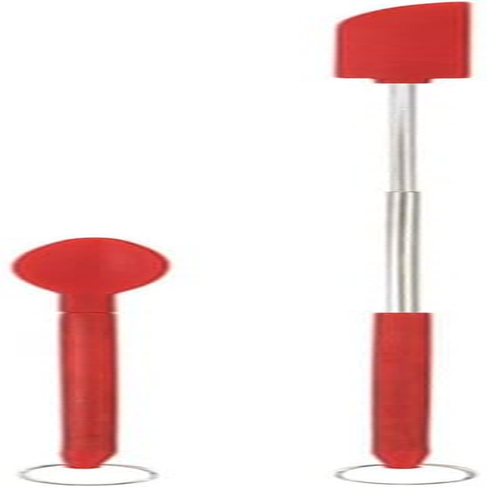 Mini Silicone Telescopic Spatula Multipurpose Double-Headed Cream Cake Scraper Red - Green image number 4